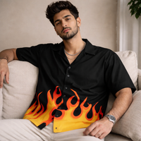 Blaze Flame Oversized Shirt