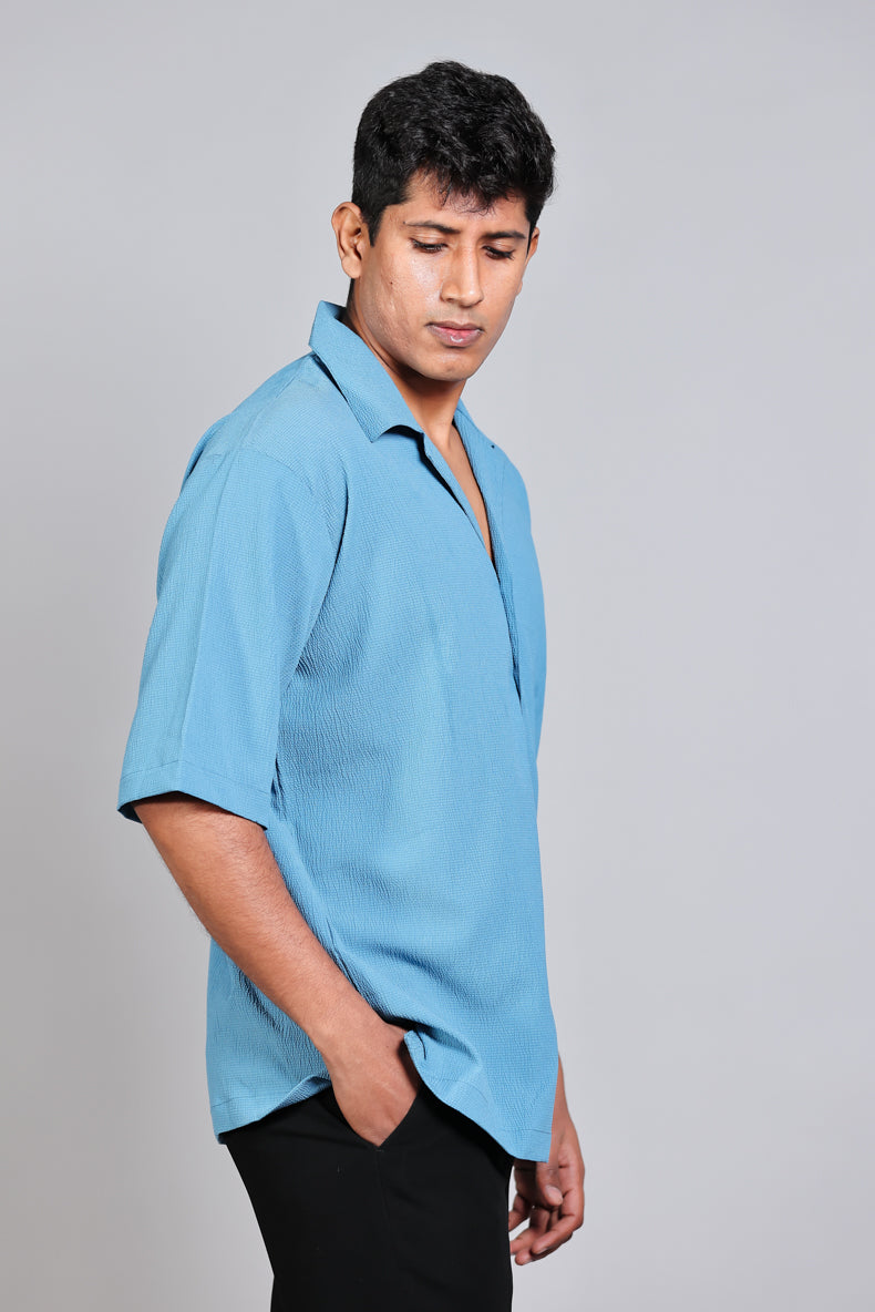 Breeze Popcorn Dusty Blue Shirt