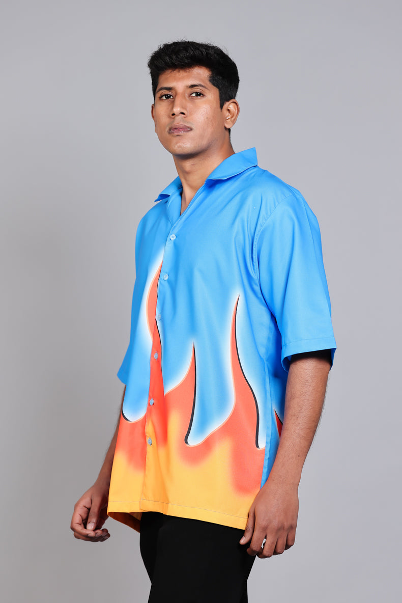 Azure Ignite: Flame-Graphic Shirt